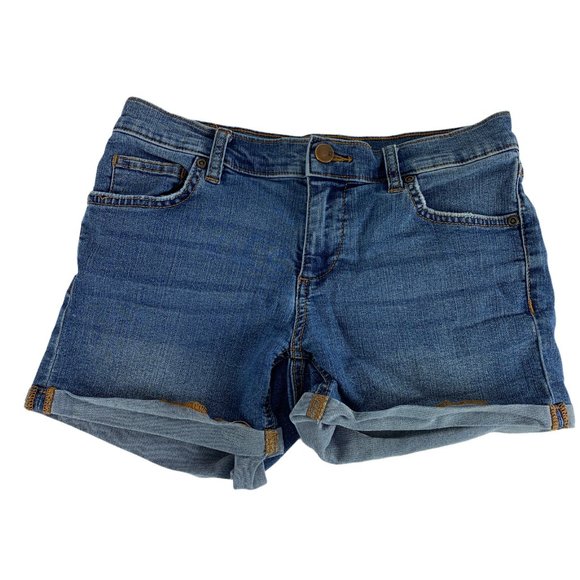 SOHO 0 Denim Jean Shorts Mini Short Cuffed XS - Picture 1 of 4